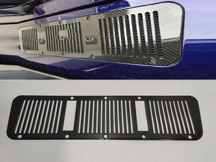-Wagon till 2007 Carbon Fiber Hood Air Vent Washer Nozzle Cover